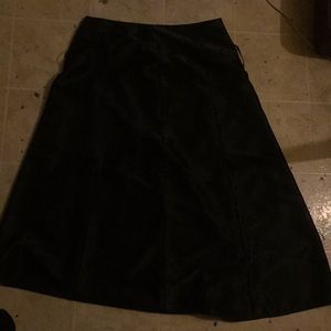 Long silky skirt