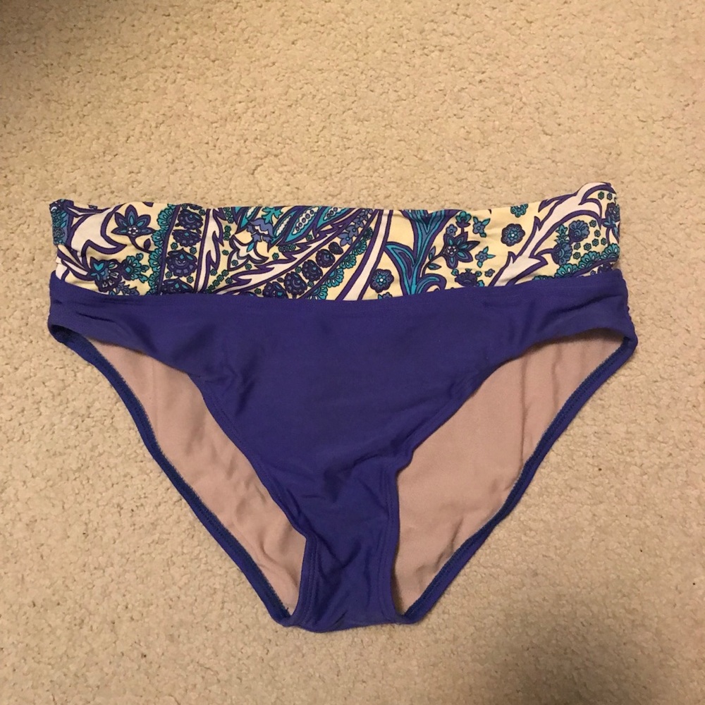 Blue tankini bottoms
