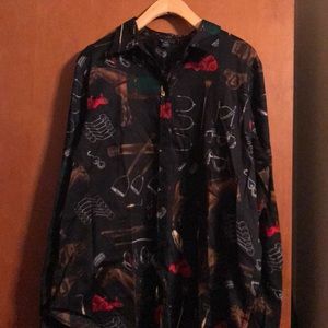 LRL Equestrian Button Down Shirt