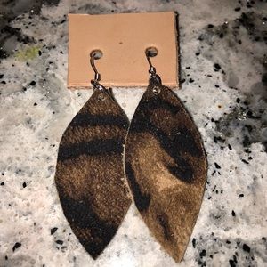 Zebra Earrings (Large)