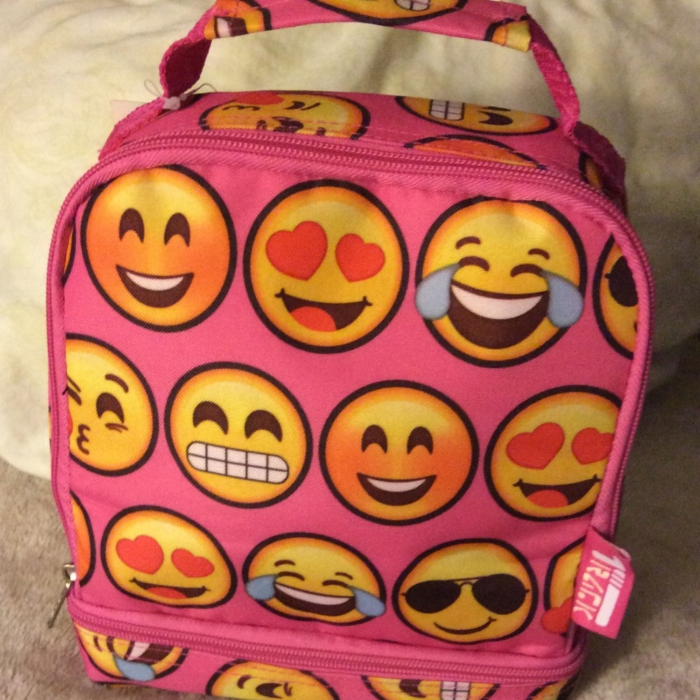 3 for $20 Hot Pink Emoji lunch box insulated - Picture 3 of 7