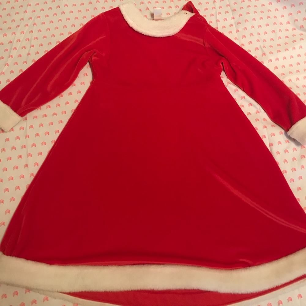 Lands End Girls Santa Dreas