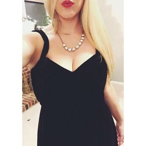 Black Express Velvet Dress