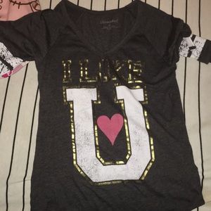 Stranded " I love u " shirt