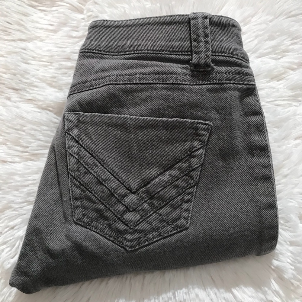 CAbi Zipper Ankle Grey Skinny Jeans