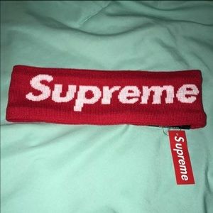 Red supreme Headband