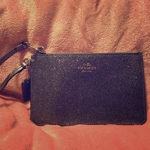 Coach Glitter Small Wristlet ✨