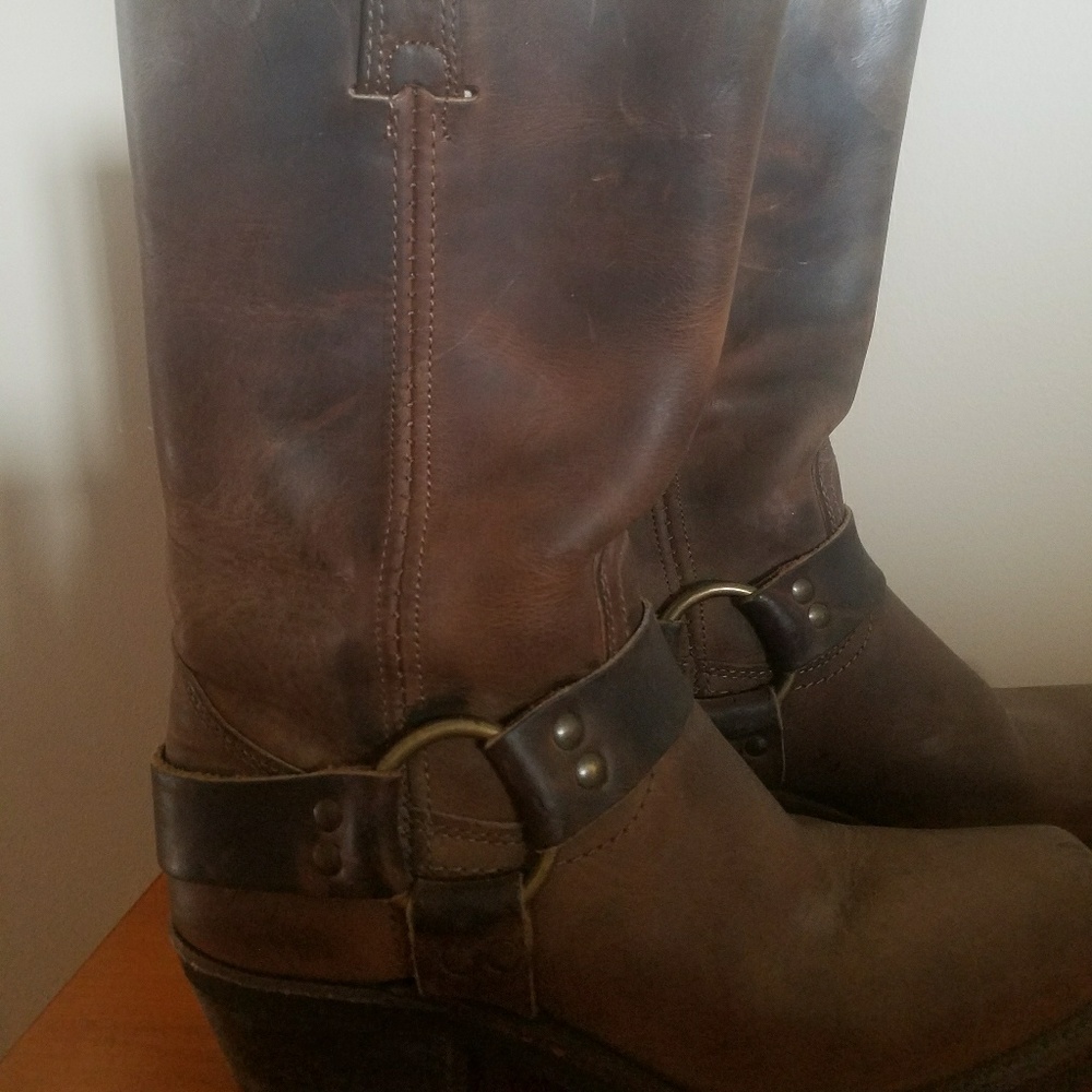 Frye engineer boots