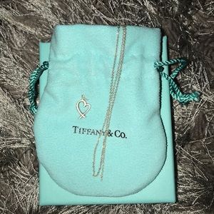 tiffany & co simple heart necklace