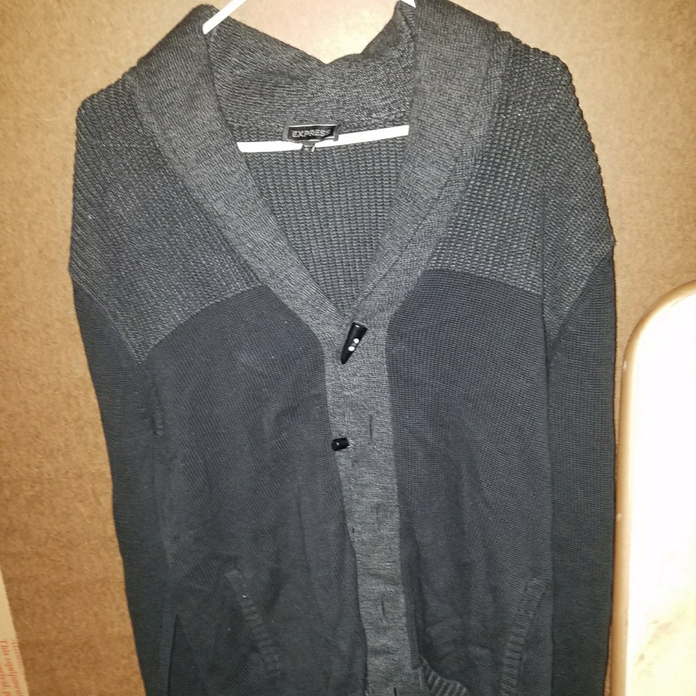 Button up sweater