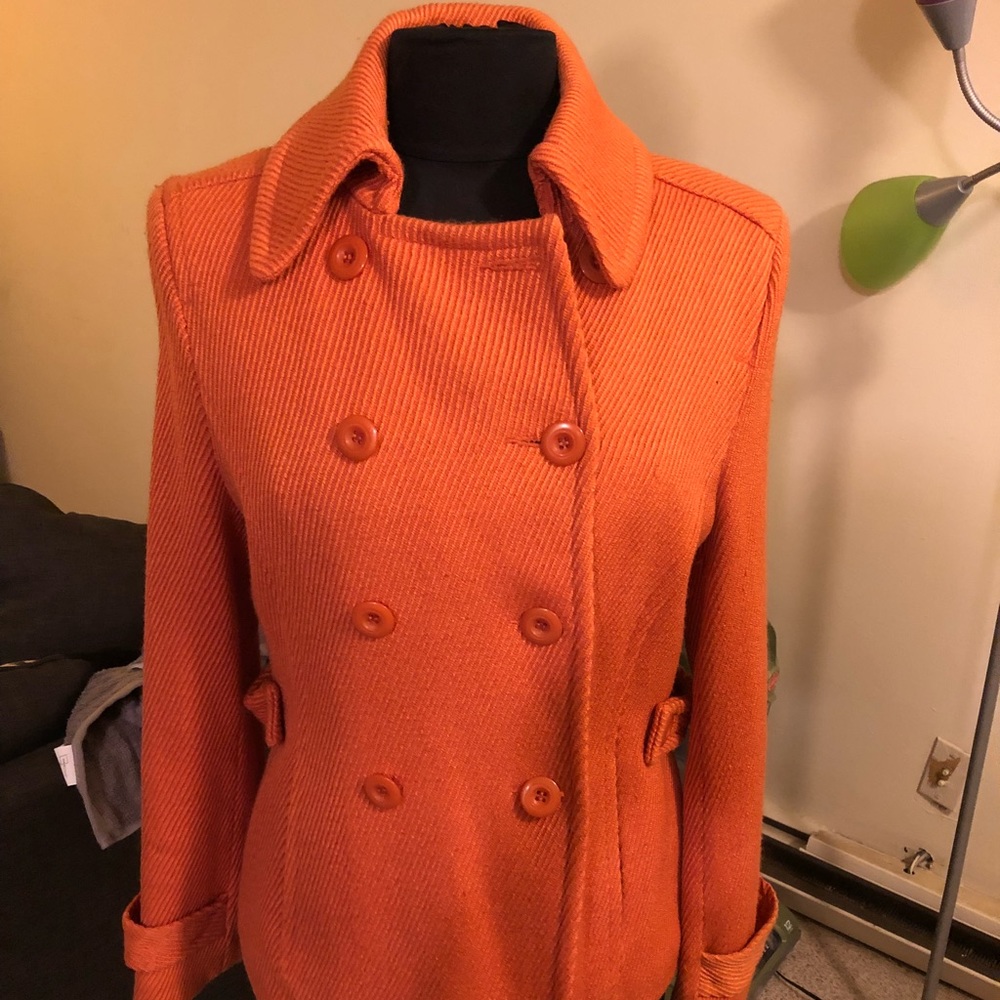 Orange coat
