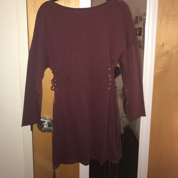 Burgundy Urban Outfitters Dress - Picture 4 of 4
