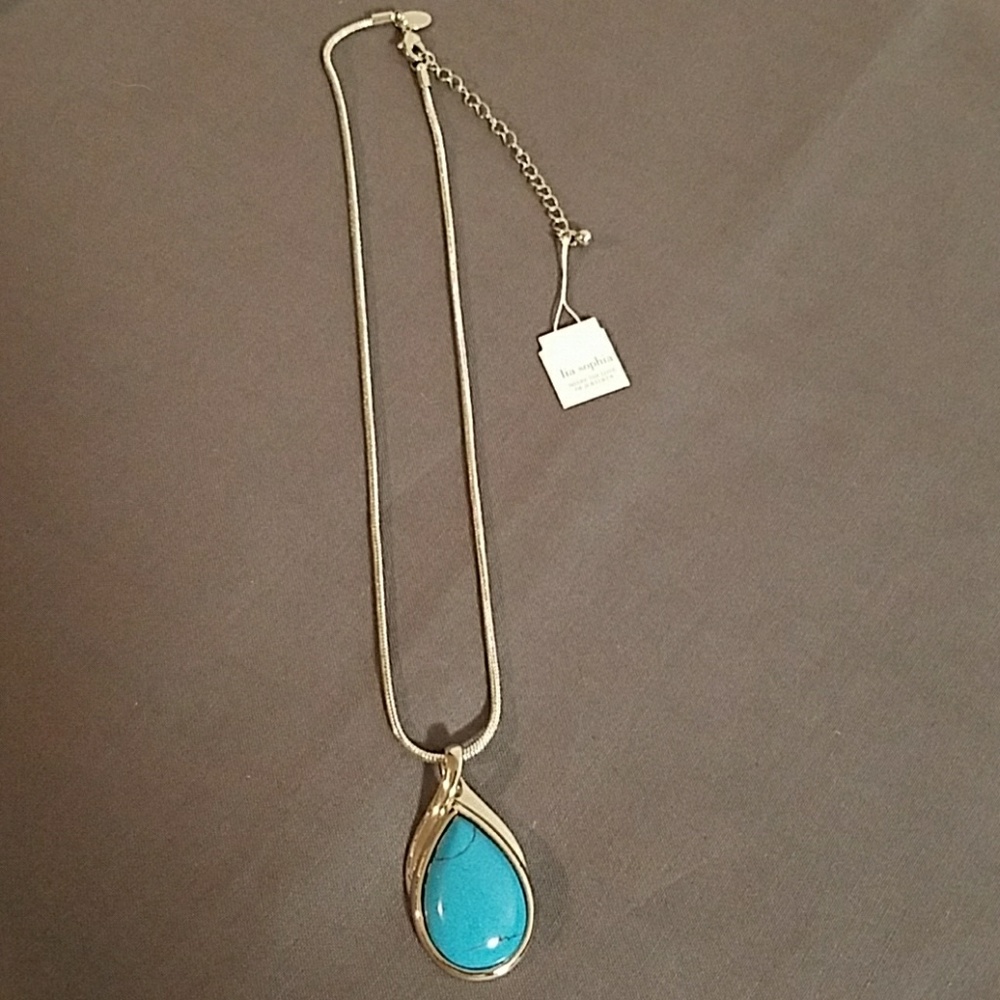 NEW Lia Sophia MOHAVE Turquoise Necklace