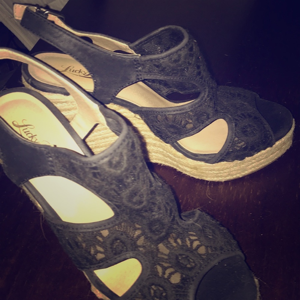 Lucky brand wedges size 8m/38