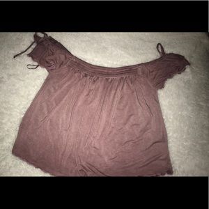 American Eagle off the shoulder shirt