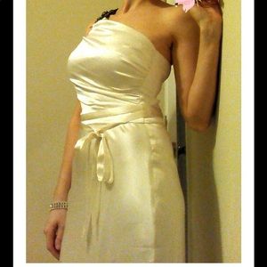 Bianca Nero silk wedding or evening gown