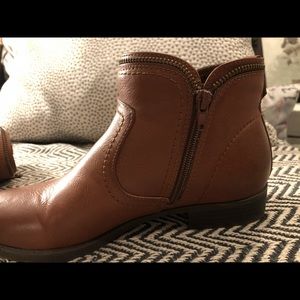 Like New Leather Ankle Booties by Guess