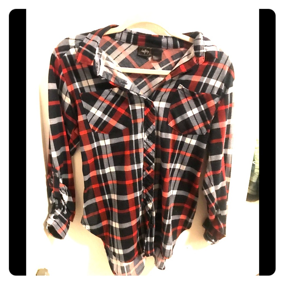 Daytrip Plaid Top