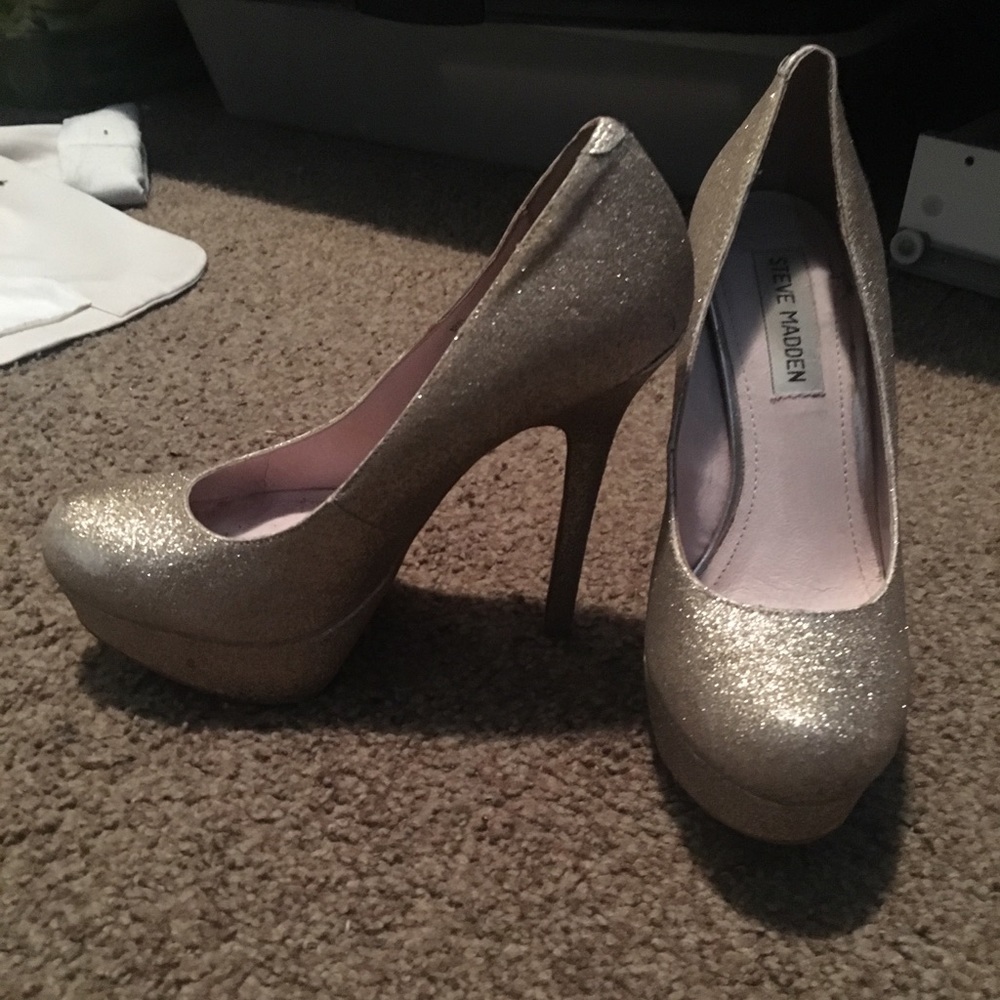 Glitter heels