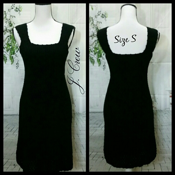 J. Crew Sweater Dress Size S Black - Picture 4 of 7
