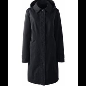 Lands End women’s button up trench coat