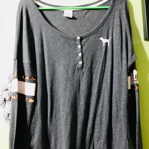 Pink long sleeve top