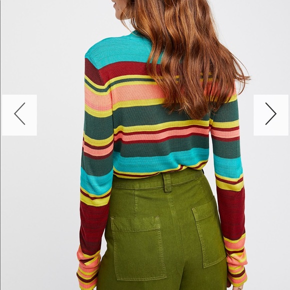 Brand new Free People multicolor pullover - Picture 2 of 5