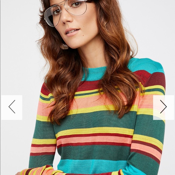 Brand new Free People multicolor pullover - Picture 3 of 5