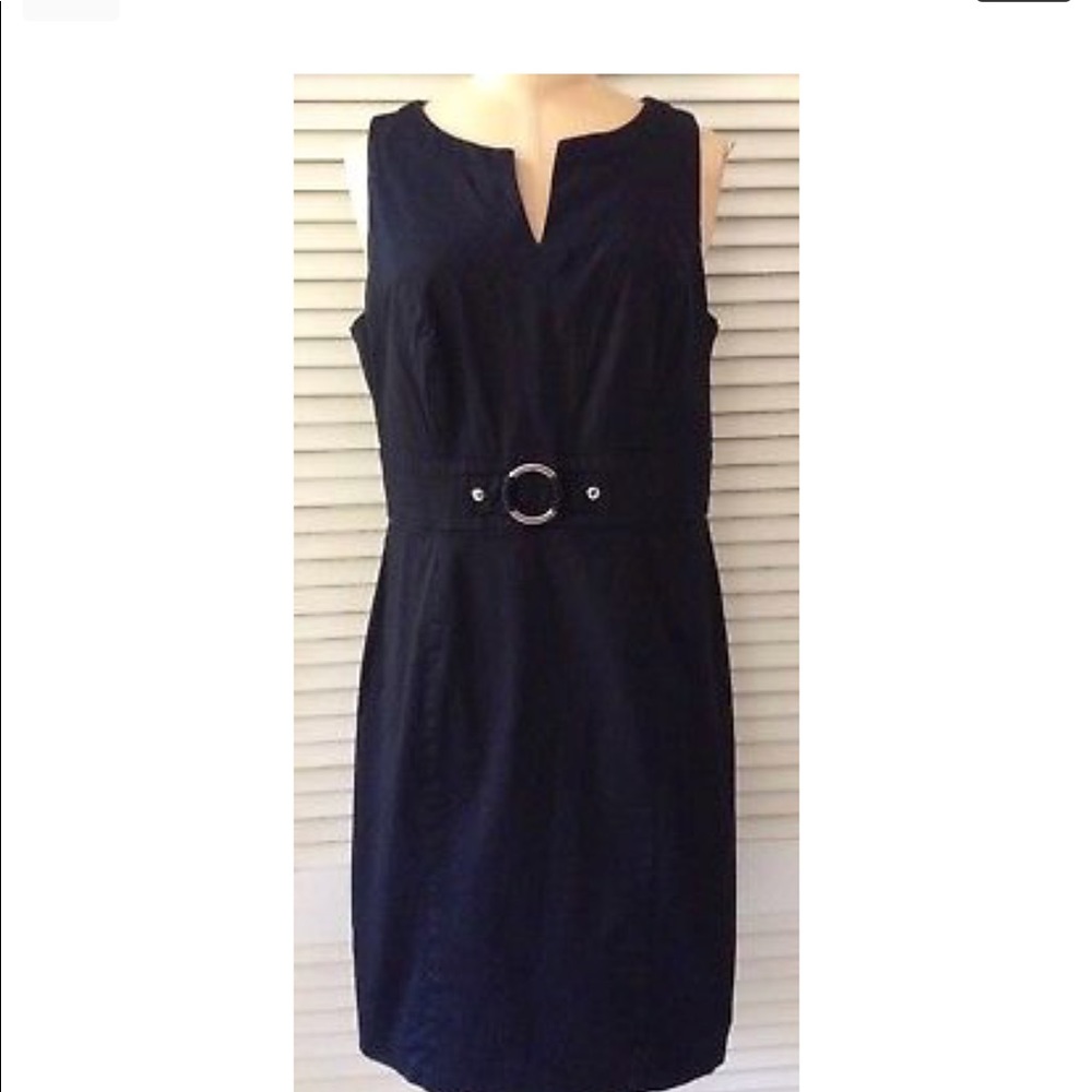AGB BLACK SHEATH CAREER DRESS. NWT