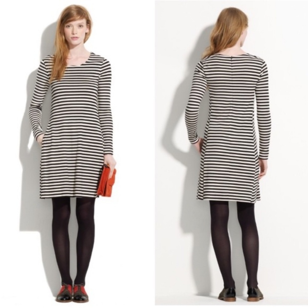 Madewell Striped Diary Dress, S EUC