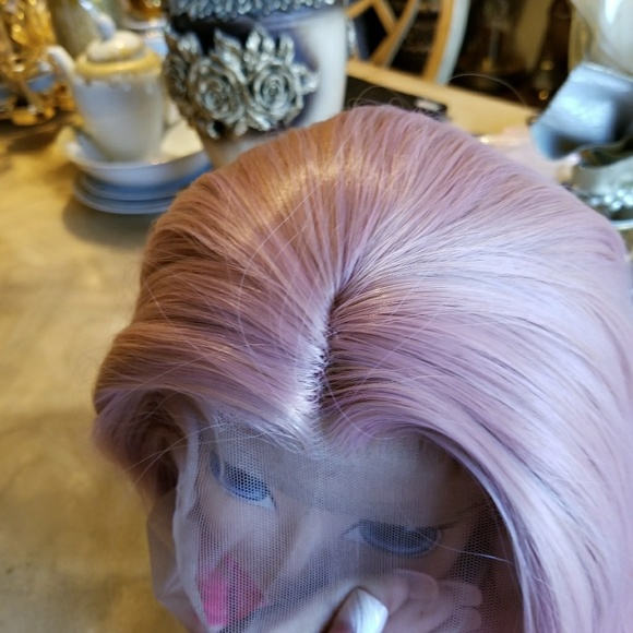Pink Wavy Beauty Lace Front Wig 22-26 inches main image 7