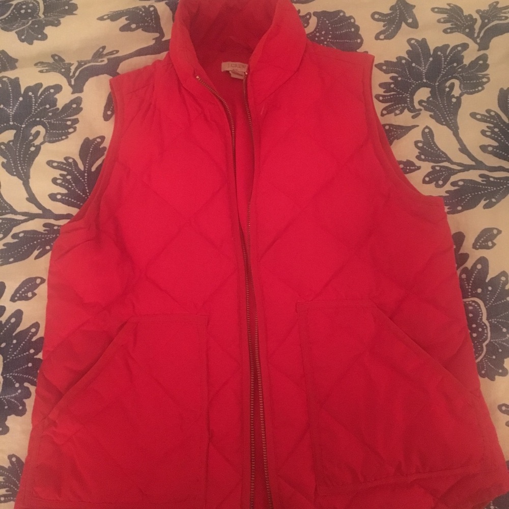 Red JCrew vest
