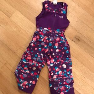The North Face toddler girls snow pants