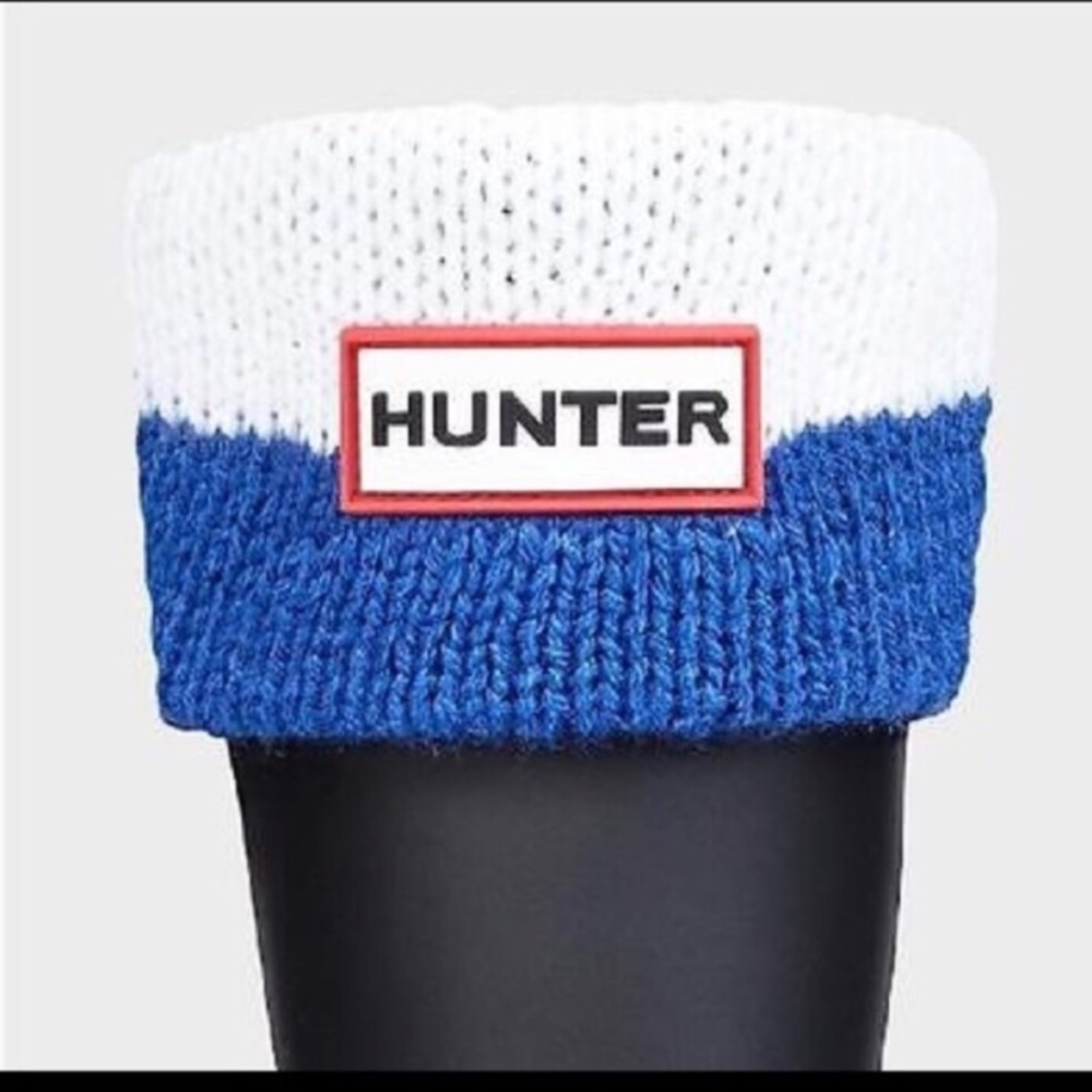 NWT HUNTER TALL MOUSTACHE BOOT SOCKS Sz: Medium