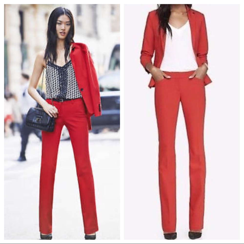 Low Rise Barely Boot Editor Dress Pants
