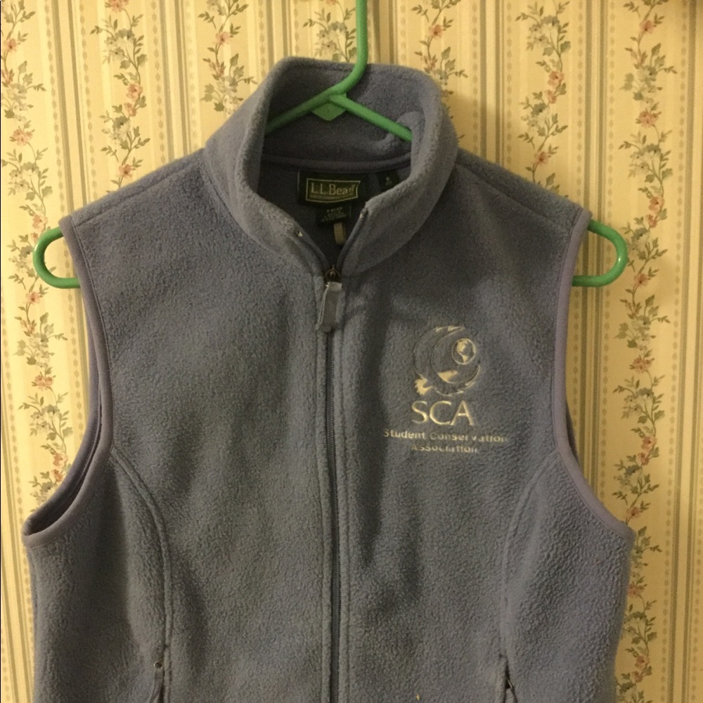 LLBean women’s fleece vest