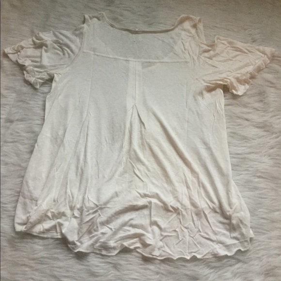 NWT Free People Cold Shoulder Tee - Picture 5 of 5
