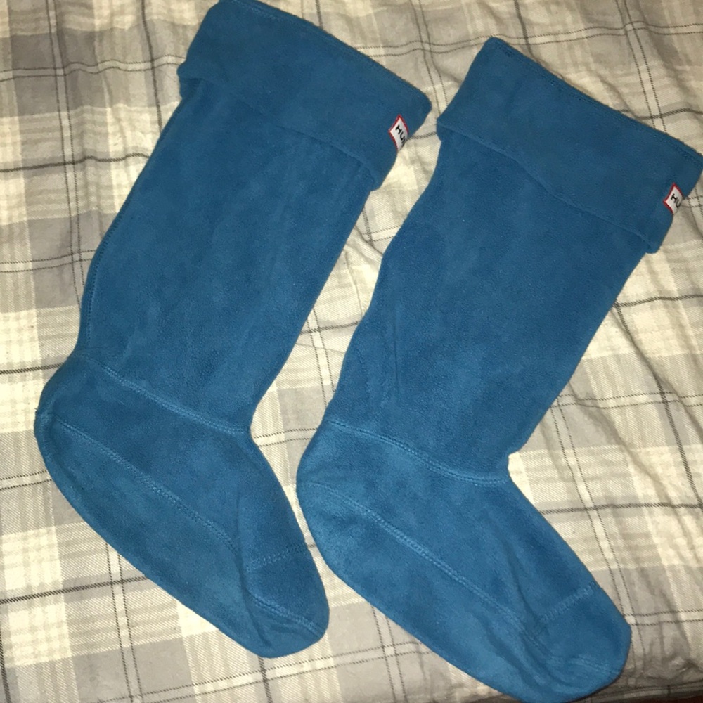 Turquoise Hunter Boot Socks