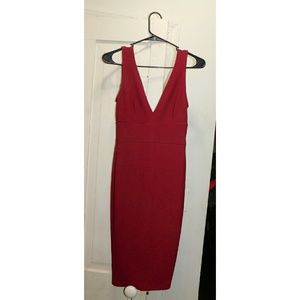 Macy's Red Bodycon Dress