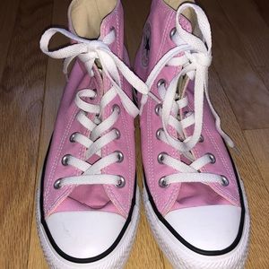 Converse All Star- High Top in Light Pink Size 7