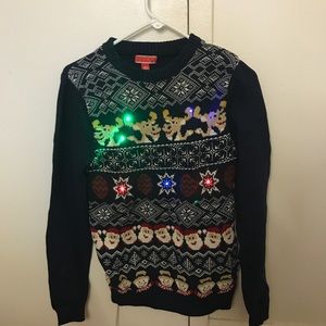 Light up ugly Christmas sweater