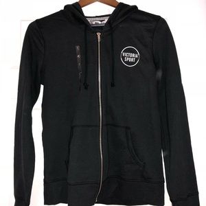 VSX Sport Black Zip Up Hoodie: Small