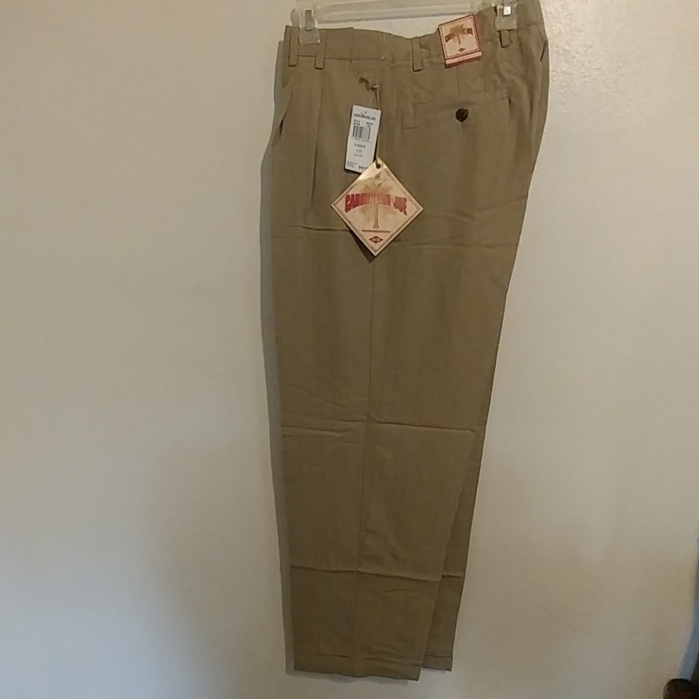 NWT CARIBBEAN JOE MENS TROUSERS SIZE 34X30