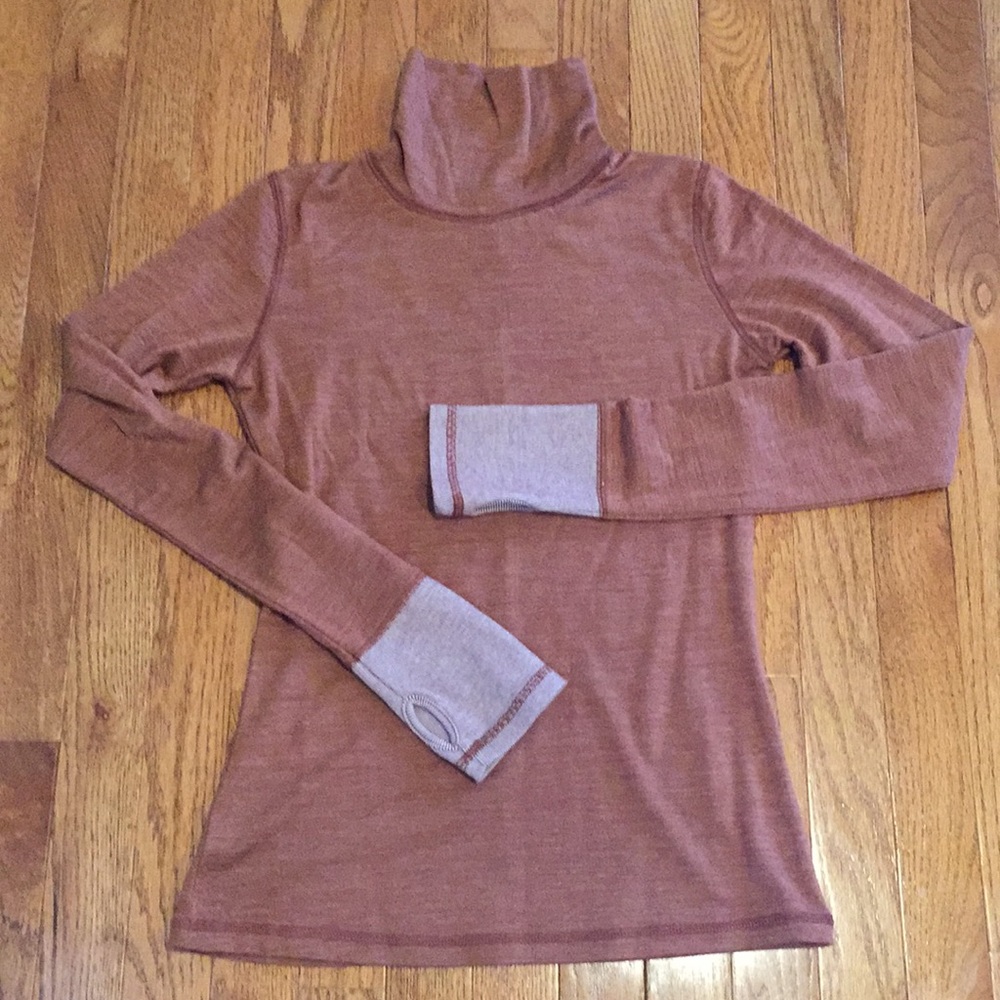 Prana high neck smart wool top