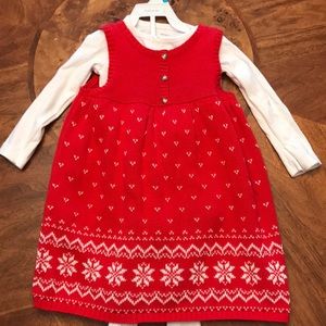 Cute carter's 24 month christmas outfit.
