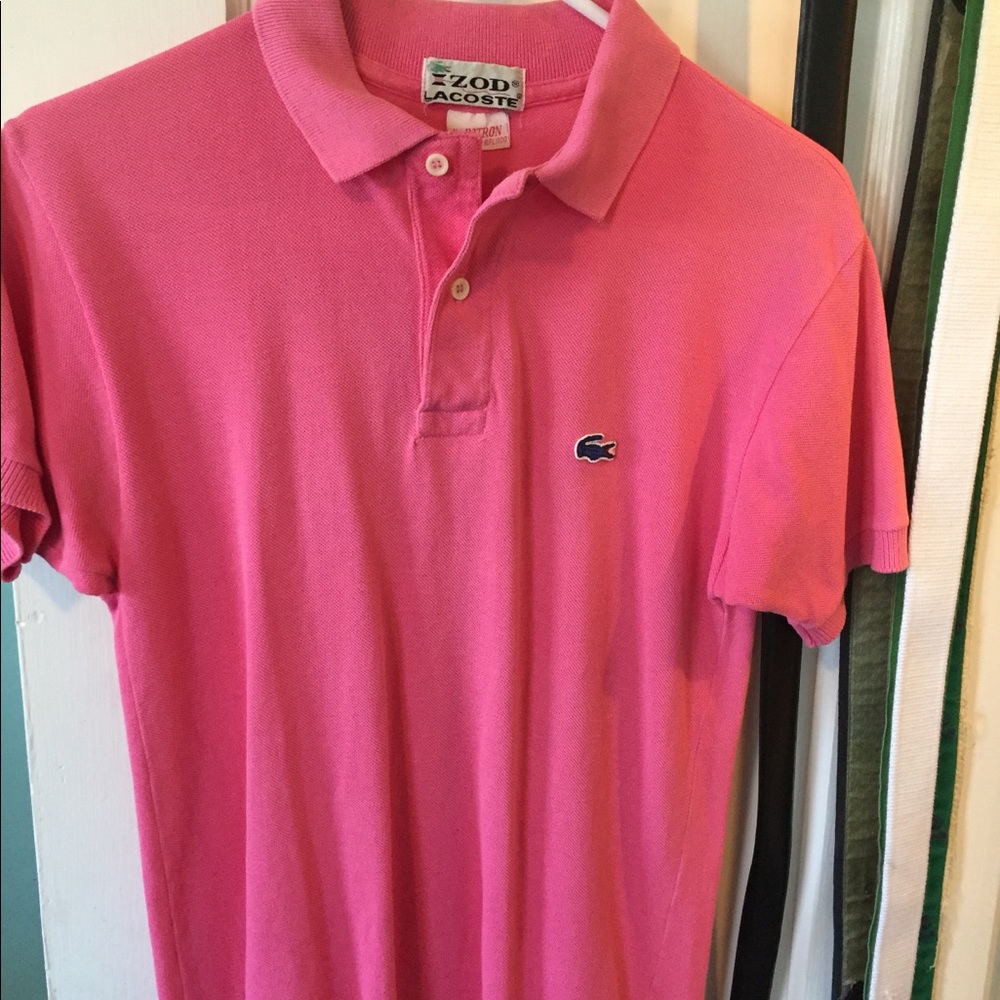 Vintage Blue Croc Izod Lacoste Polo