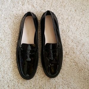 Tod's patent leather loafers