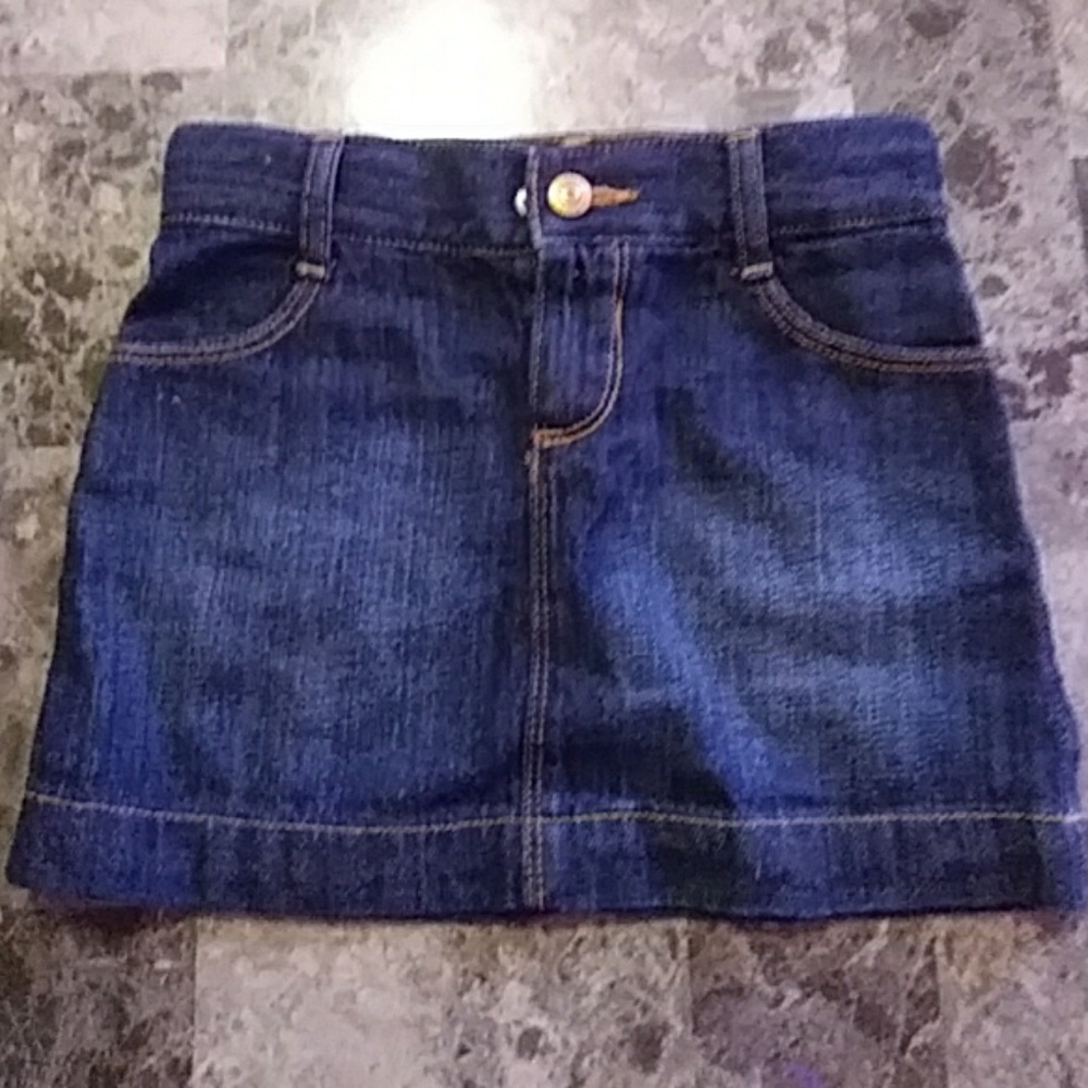 Jean mini skirt