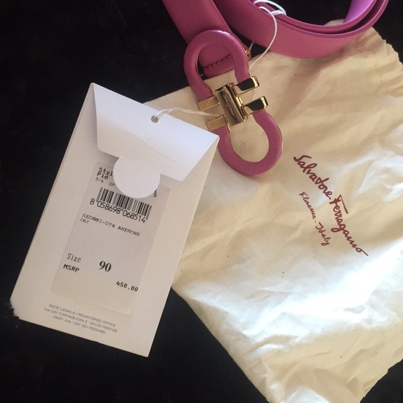 Pink & Gold Salvatore Ferragamo Women Belt main image 5