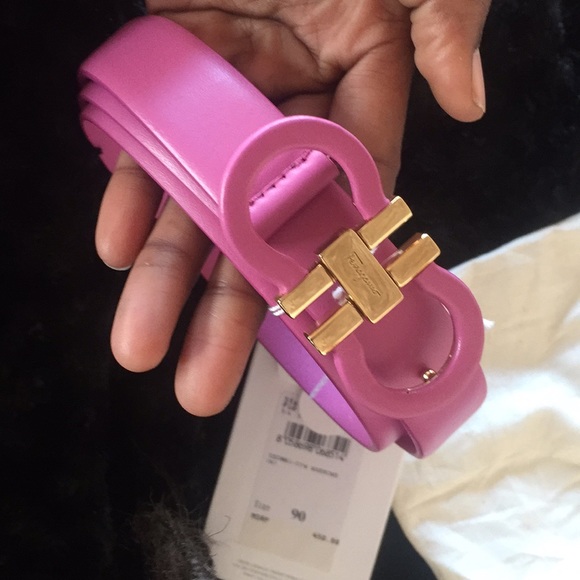 Pink & Gold Salvatore Ferragamo Women Belt main image 4